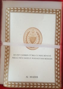 KKTC Milli Mücadele Beratı ön yüzü