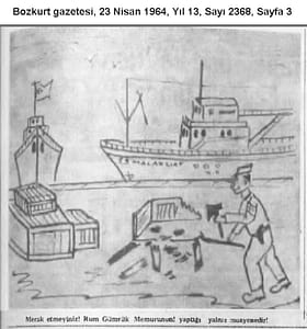 04.23.1964-Rum Gümrükçünün Türk mallarına verdiği zarar
