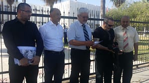 KIBRIS'TA VAROLUŞ HAREKETİ PROTESTO EYLEMİ