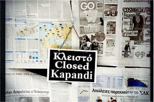 Rum tarafı kapalı dükkanlar