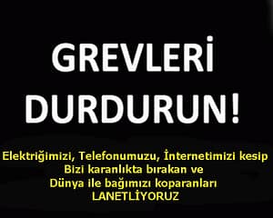 KKTC Halkı Grevcileri Lanetliyor KKTC Halkı Grevcileri Lanetliyor